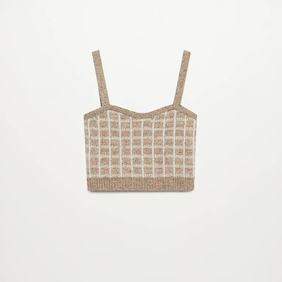 NWT Mango Check tweed knit set - Picture 14 of 16